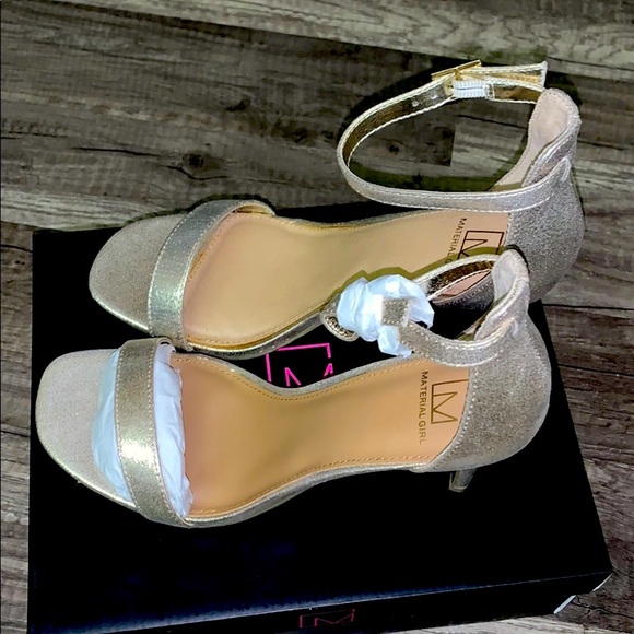 Womens MG35 Blaire2 Ankle Strap Sandals, Gold - Picture 5 of 8